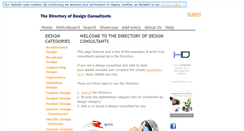 Desktop Screenshot of designdirectory.co.uk