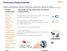 Tablet Screenshot of designdirectory.co.uk